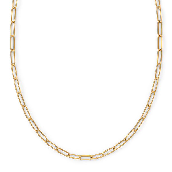 Gold Paperclip Chain